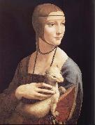 Leonardo  Da Vinci Lady with Emine Spain oil painting artist